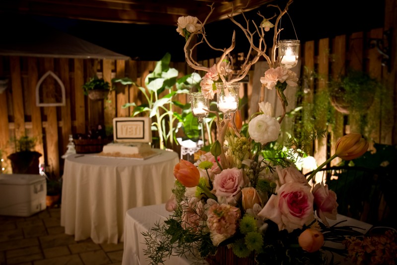 reception decor